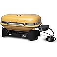 Weber Lumin Compact Outdoor Electric Barbecue Grill, Yellow - Great Small Spaces such as Patios, Balconies, and Decks, Portable and Convenient