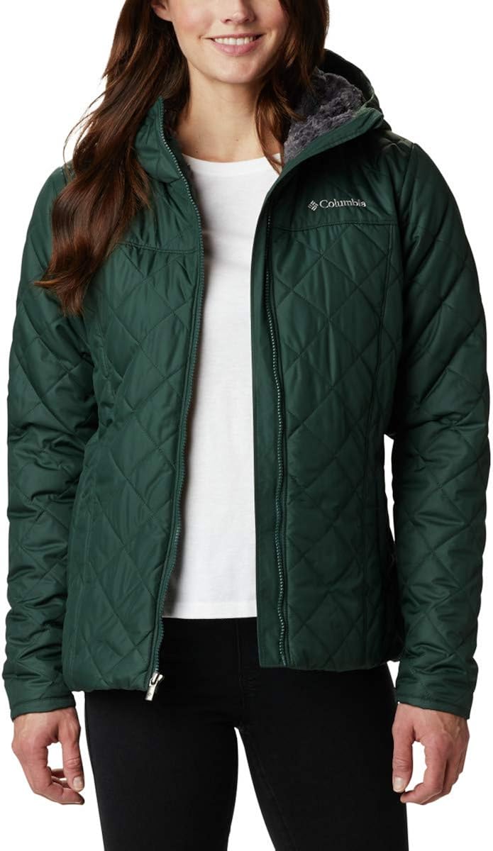 women's columbia copper crest hooded quilted jacket
