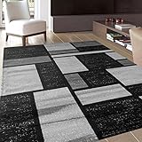 Rugshop Contemporary Modern Boxes Design Soft Indoor Area Rug, 7'10