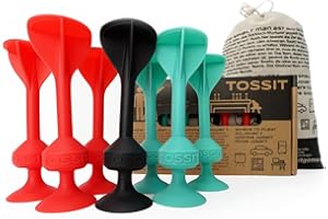 TOSSIT Game Suction Cup Darts, Toss Game Perfect Family and Party, Silicone Throwing Game for Backyard, Indoor and Outdoor Fun, Starter Pack