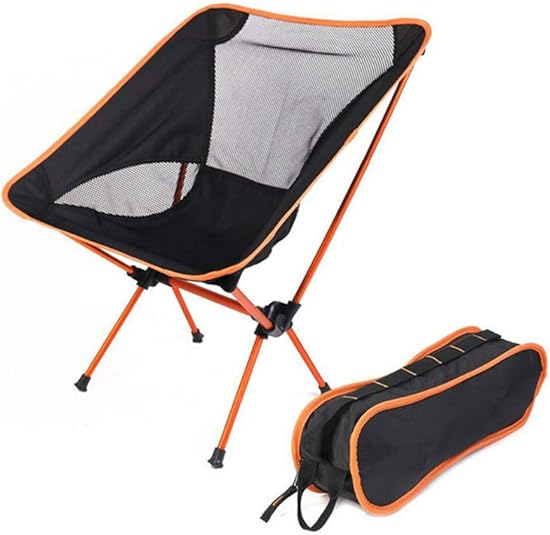 Silla de camping plegable portátil ultraligera con una carga máxima de