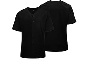 Tocament Baseball Jersey for Men and Women,Hipster Hip Hop Sports Uniforms,Shirts Short Sleeve for Custom Button up Shirt