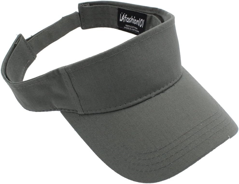 LAfashion101 Sun Sports Visor Hat Cap - Classic Cotton for Men Women