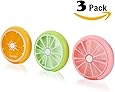 Yueton Confezione Da 6 Scatole Portaoggetti A Forma Di Macaron – Colorate, In Plastica, Ideali Per Gioielli, Pillole, Perline, 45x45 Mm