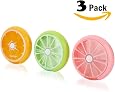 Yueton Confezione Da 6 Scatole Portaoggetti A Forma Di Macaron – Colorate, In Plastica, Ideali Per Gioielli, Pillole, Perline, 45x45 Mm