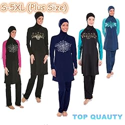 KXCFCYS Modest Swimwear Long Sleeve Swimsuit