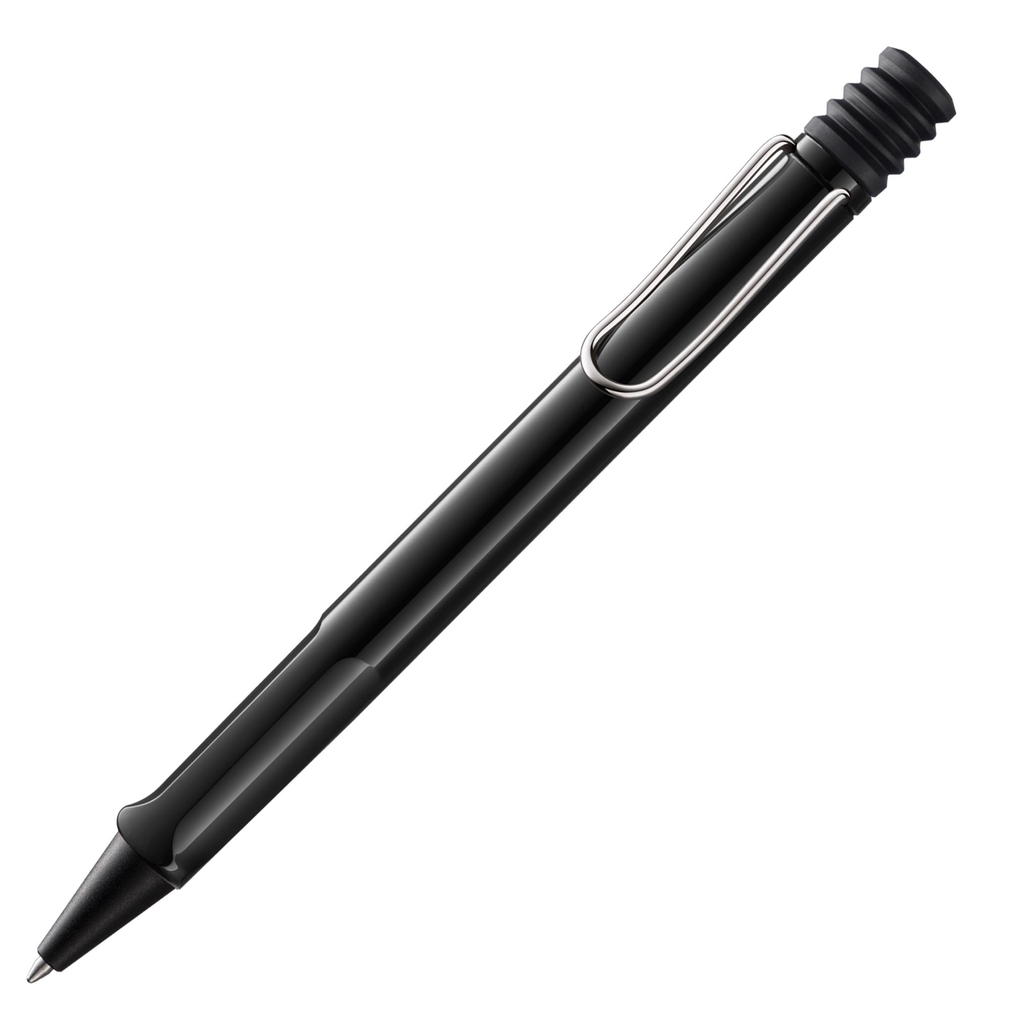 Lamy safari black - Ballpoint Pen with ergonomic grip & line width M - for pleasant long writing - made of robust ASA plastic – including large capacity refill M 16 in black