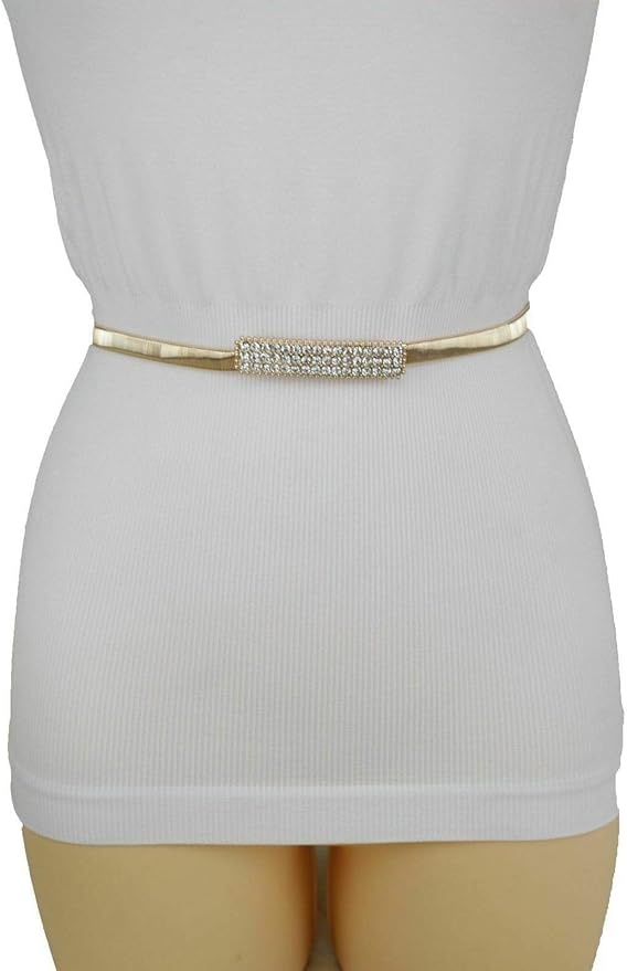 gold metal belt for dress