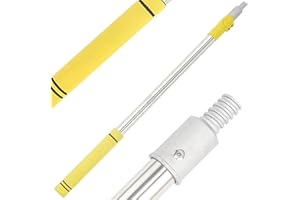 Frebuta Multi-Purpose Extension Pole,2Ft to 4Ft Paint Roller Extension Pole Heavy Duty Telescopic Extendable Pole Light Bulb Changer with Long Handle Stainless Steel Tube Sturdy for Cleaning