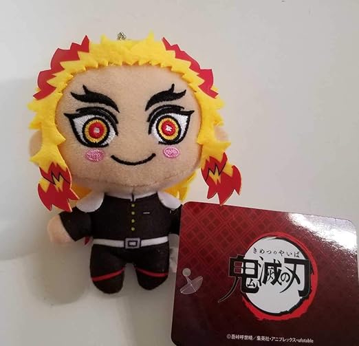 Amazon Co Jp 鬼滅の刃 煉獄杏寿郎 キーチェーンマスコット ぬいぐるみ 非売品プライズ煉獄 ホビー 通販