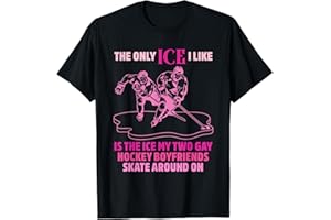 HaiYanPetrel The Ice My Two Gay Hockey Boyfriends Skate Around On T-Shirt