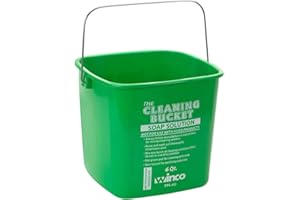 Winco Cleaning Bucket, Medium, Green
