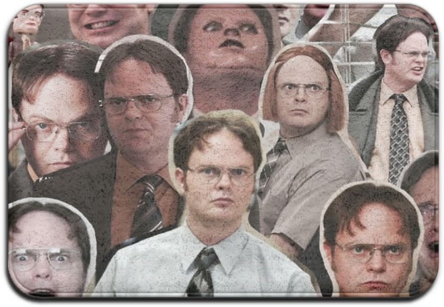 DDDHN Dwight Schrute The Office Doormat Entrance Mat Floor Mat Rug Indoor/Outdoor/Front Door/Bathroom Mats Rubber Non Slip