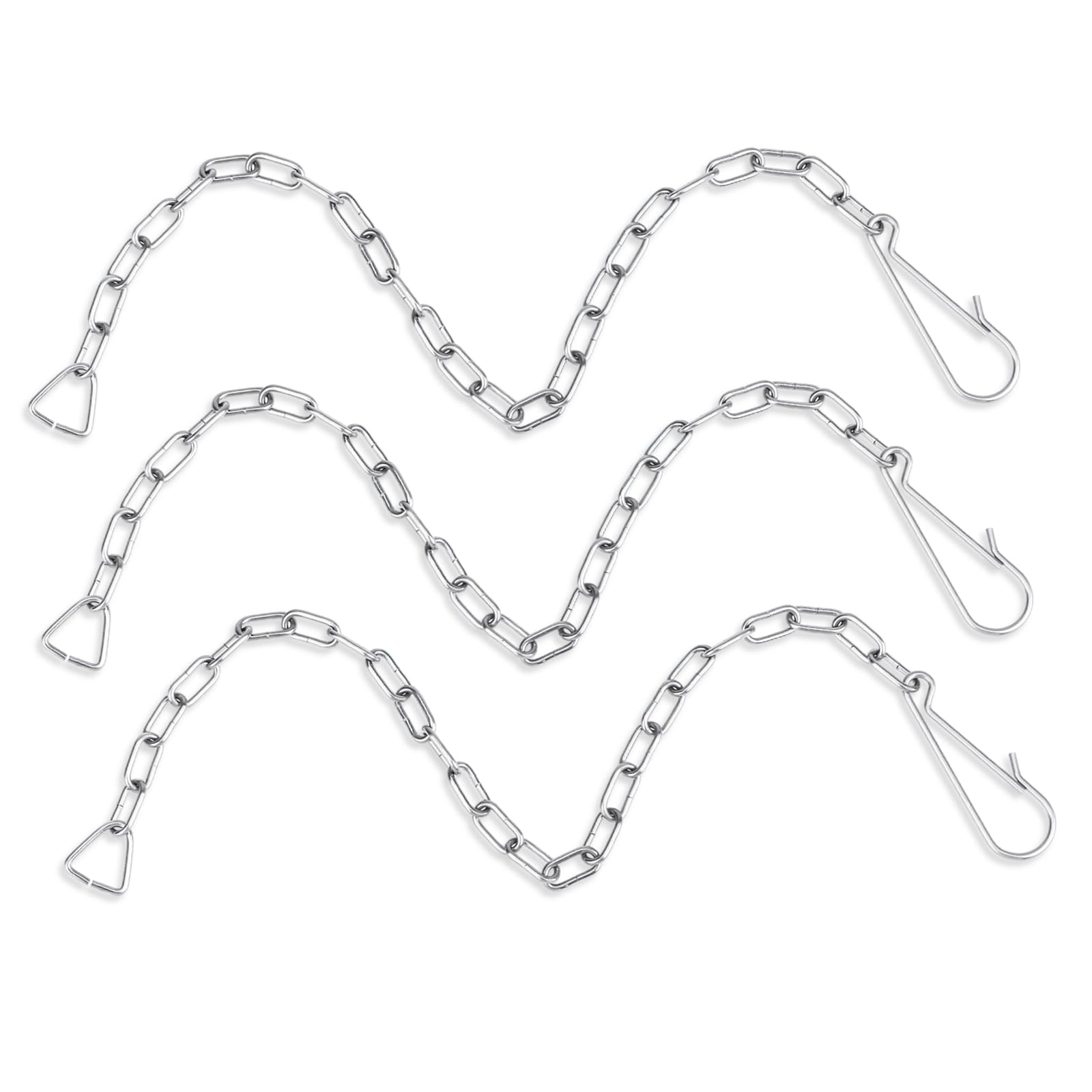 Photo 1 of 3 Pcs Toilet Bowl Chain Replacement Toilet Flapper Chain Stainless Steel Universal Flapper Chain Replacement Kit Toilet Lift Chain Replacement with Hook Toilet Pump Flush Flapper Chain
