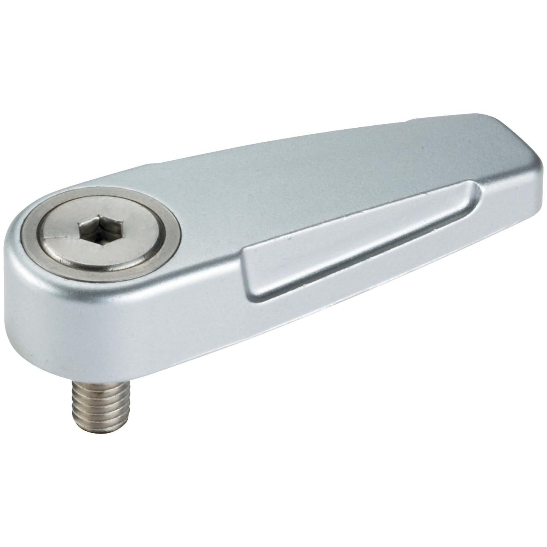 HALDER 24100.0101 Rotary Latch, Silver, d1 = M6