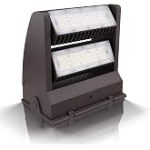 80W Rotatable LED Wall Pack Light, 10800LM 5000K, 100-277V, 0-10V Dimmable | 270&deg; Adjustable Head, IP65 Waterproof, UL Listed, Warehouses, Building Exteriors, Walkways, Loading Areas USe