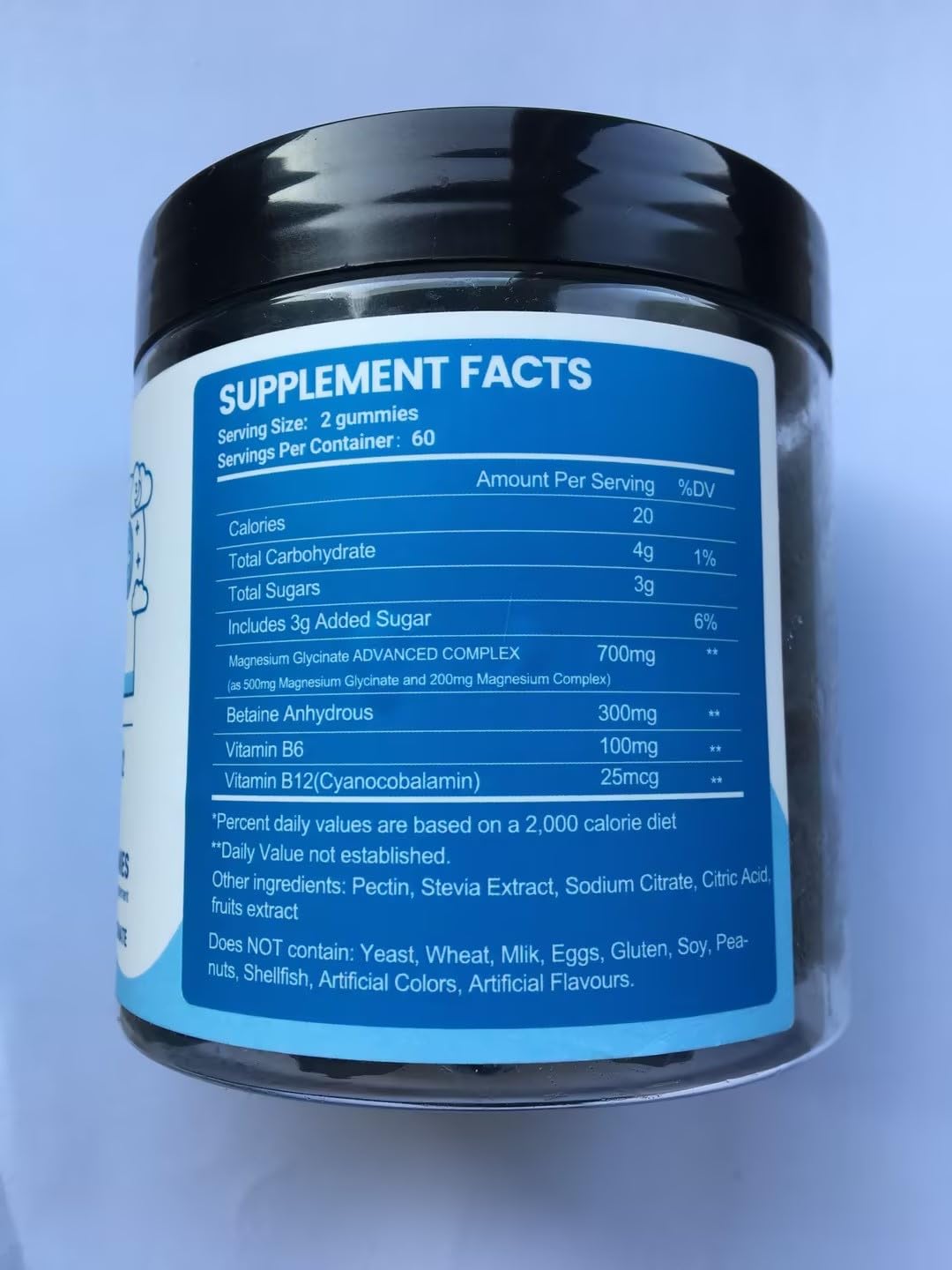 inGreens 1000mg High Absorption Magnesium Glycinate Gummies for Adults & Kids - Chewable Magnesium Supplement for Calm, Sleep, Muscle Relief, Nerve Support - 120 Gummies, 60 Day Supply