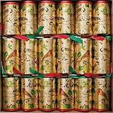 Entertaining with Caspari Winter Song Celebration Crackers, 12-1/2