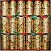 Caspari Winter Song Celebration Crackers, Box of 6