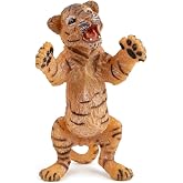 Papo - Realistic Standing Baby Tiger Figure - Ages 3+ - Wild Life Collection - Educational Play Young Felines - Gift Idea Toy for Girls and Boys