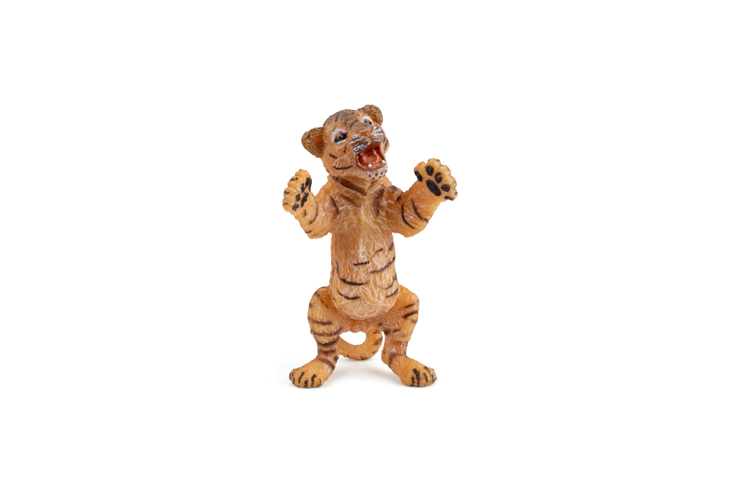 Papo Standing tiger cub, Length 2 cm x Width 3 cm x Height 5 cm