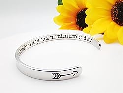Dczosily Inspirational Cuff Bracelets for Women
