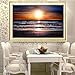 Fipart DIY Diamond Painting Kit for Adults，Kids Beginners DIY Round Full Diamond Landscape Seaside Seascape Diamond Painting Kit Gem Art Craft Picture Art Home Wall Art Decor 16X20 inch