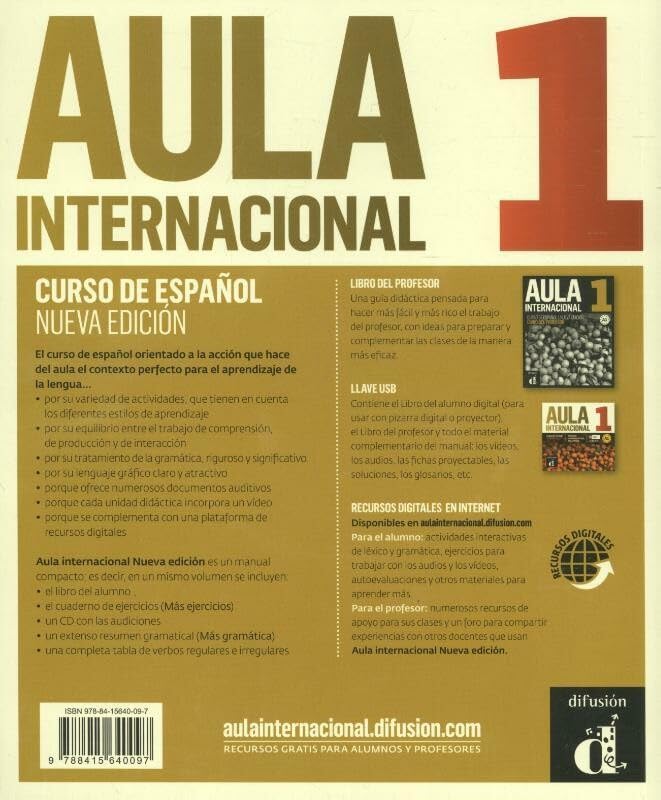 Aula Internacional - Nueva edicion: Libro del alumno + ejercicios + CD 1 (A1) 1