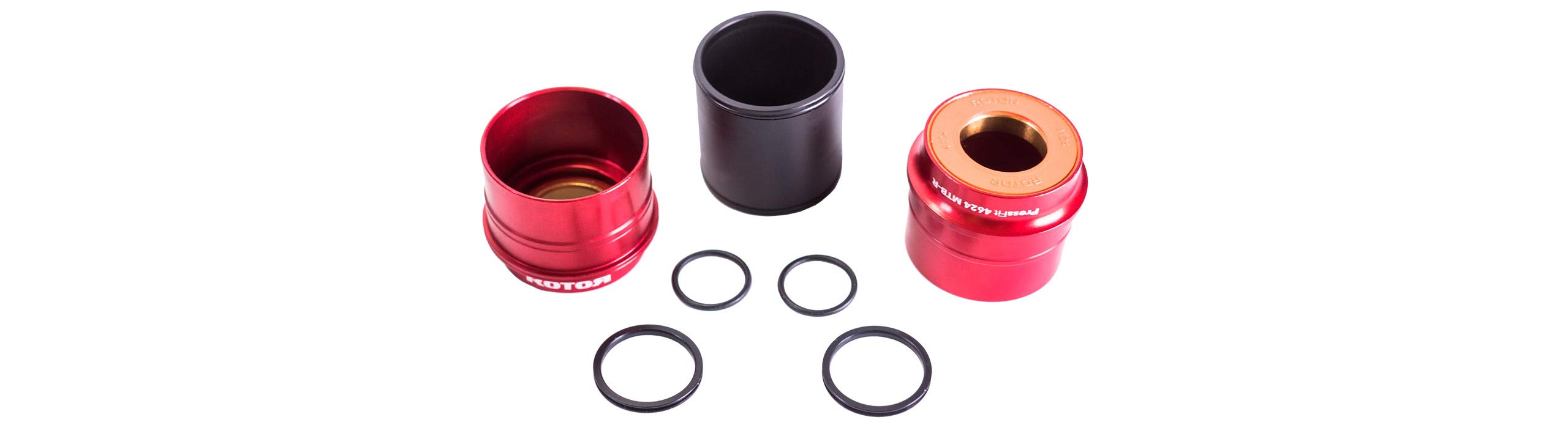 Rotor Unisex - Adult Bottom Bracket PF 4624 MTB Steel Black, Normal