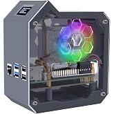 GeeekPi N07 MiniTower NVMe NAS Kit for Raspberry Pi 5, Supports M.2 NVMe SSD 2230/2242/2260/2280
