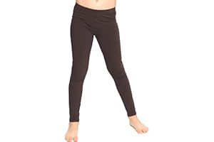 STRETCH IS COMFORT Oh So Soft Solid Youth Girls and Plus Size Leggings | Comfortable Fit for Everyday Activities | Size 2-16