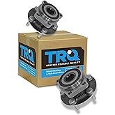 TRQ Front Left and Right Wheel Bearing and Hub Assembly 2 Piece Set Compatible with 2005-2014 Subaru Outback 2009-2014 Forester 2005-2014 Legacy 2013-2014 XV Crosstrek