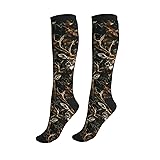 aipoase Camo Deer Compression Socks Knee High