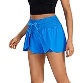 Blaosn Flowy Running Shorts for Women Gym Yoga Workout Athletic Tennis Golf High Waisted with Pockets Cute Clothes Summer