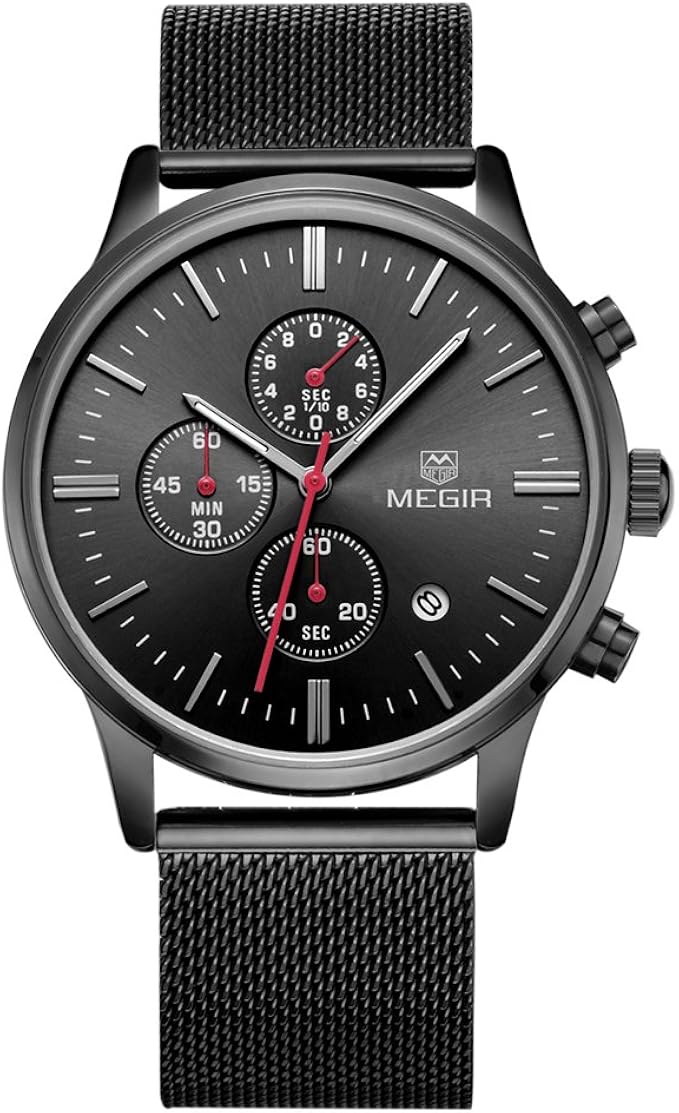 megir stainless steel watch
