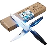 Paring Knife Set of 2, German 1.4116 Steel Ultra Sharp 3.5” Fruit & Vegetable Knives - 15° Hand-Honed Edge, Full Tang ABS Handle - Dishwasher Safe Kitchen Knives for Precise Peeling, Slicing & Garnish