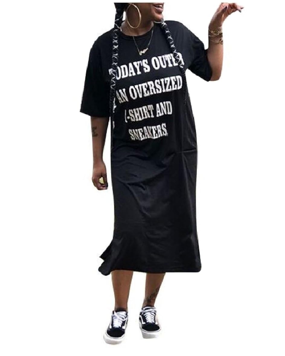 Oversized Shirt And Sneakers Dress 