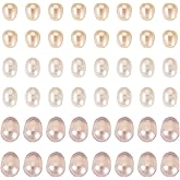 Craftdady 60 pcs Freshwater Pearl Beads for Jewelry Making Natural Cultured Irregular Rice Pearls Natural Genuine Pearl Spacer Beads for Crafts Necklaces Bracelets Earrings Making