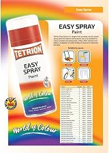 Tetrion Matt White Spray Paint 400ml Aerosol High Visibility Finish view 3