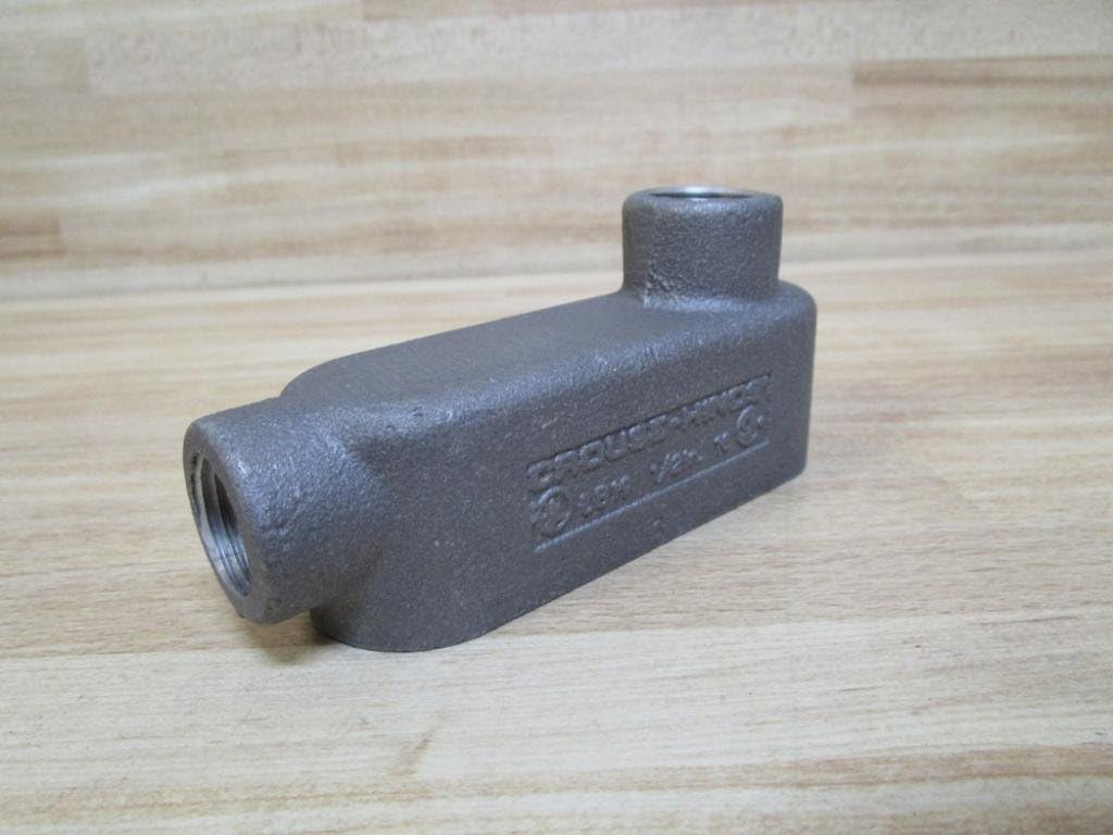 Crouse Hinds 1/2 in. Aluminum; Style Mark 9, LB Shape, Threaded