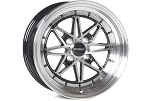 Circuit Performance CP24 15×8 Gloss Black/Machined 4×100 [+25mm]