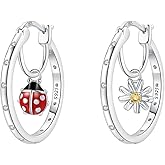 CYMYSS 925 Sterling Silver Hoop Earrings for Women, Small and Large Trendy Hoops Hypoallergenic Huggie Earrings Statement Fashion Jewelry Gifts for Sensitive Ear - Double Loop