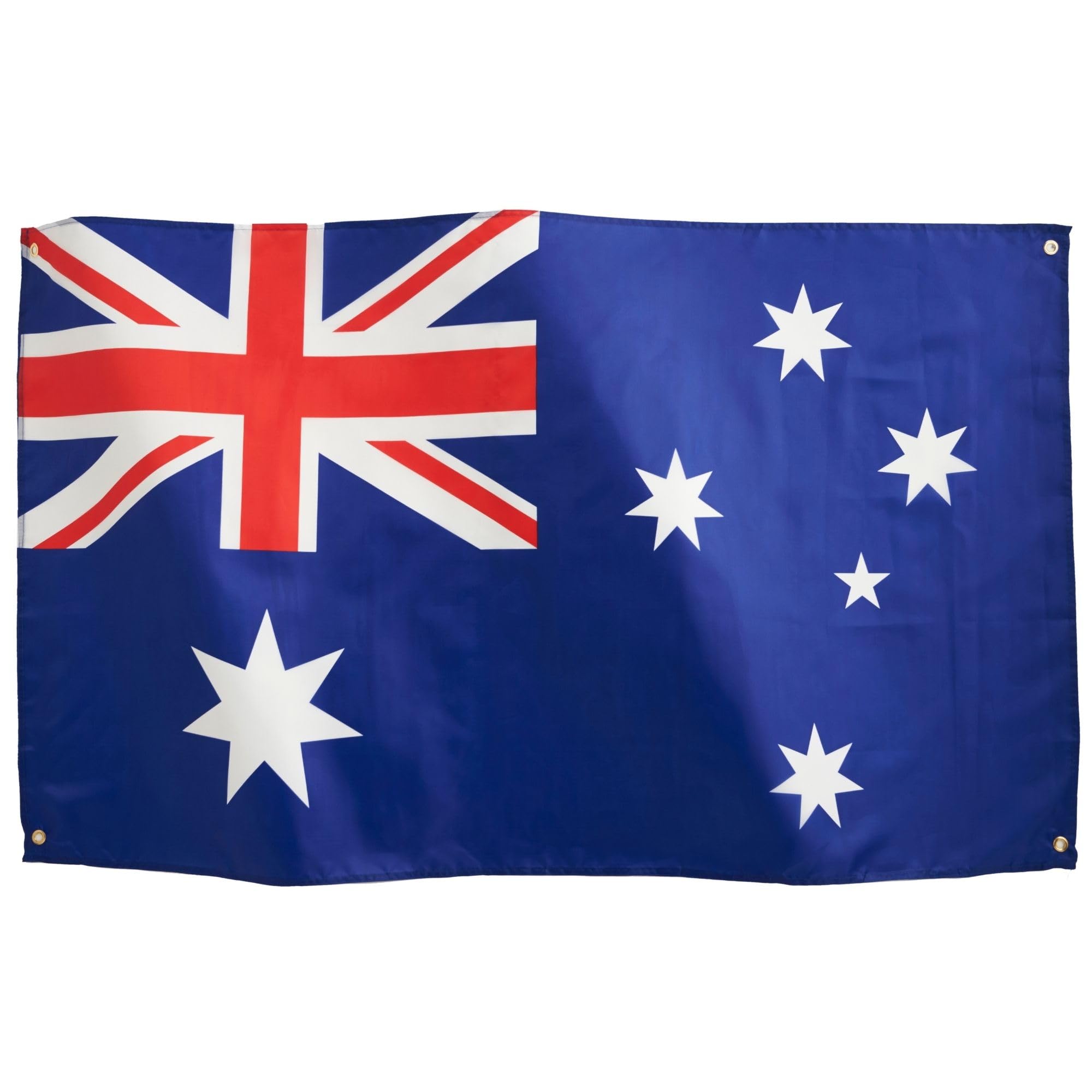 Runesol Australia National Flag 3x5, 91x152cm, Aus Banner, 4 Grommets, Brass Eyelet in Every Corner, Australia Day, Proclamation Day, Football, Labour Day, Premium Flags, Waterproof, Inside, Outside — image 1