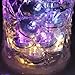 JYtrend Super Bright LED Floral Tea Light Submersible Lights for Party Wedding (Amber, 20 Pack)