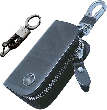 Amazon Bh Store スマートキーケース Benzキーケース ベンツキーケース 本革レザー プレゼント 男女兼用 ブラック キーケース キーホルダー 車 バイク