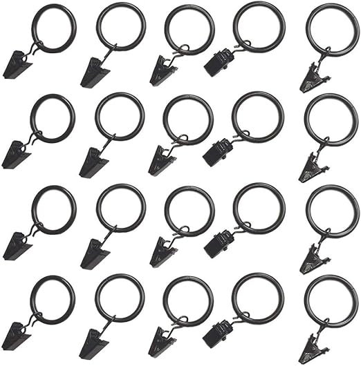 colgar cortinas y barras ganchos