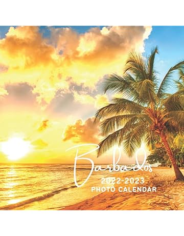 Barbados 2022-2023 Photo Calendar: A Nature Country Office Desk Mini 18 Months 2022 | 2023 Monthly Yearly Planner: Jolivera, Mia: 9798463142221: Amazon.com: Books