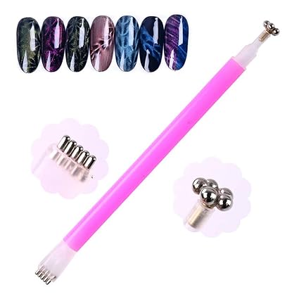 Nagellack Cat Eye Nail Art Magnetic Stick Set 3D Tool DIY Magic 3D Magnetic Cats Occhi Polacco UV Gel Polish Plum Impresso Bl