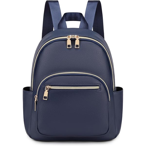 6993 Backpack Purse ,Lightweight Fashion Faux Leather Small Travel Daypack Amazon.com: Wiwsi Leather Mini Backpack Purse for Women 3  main image 4
