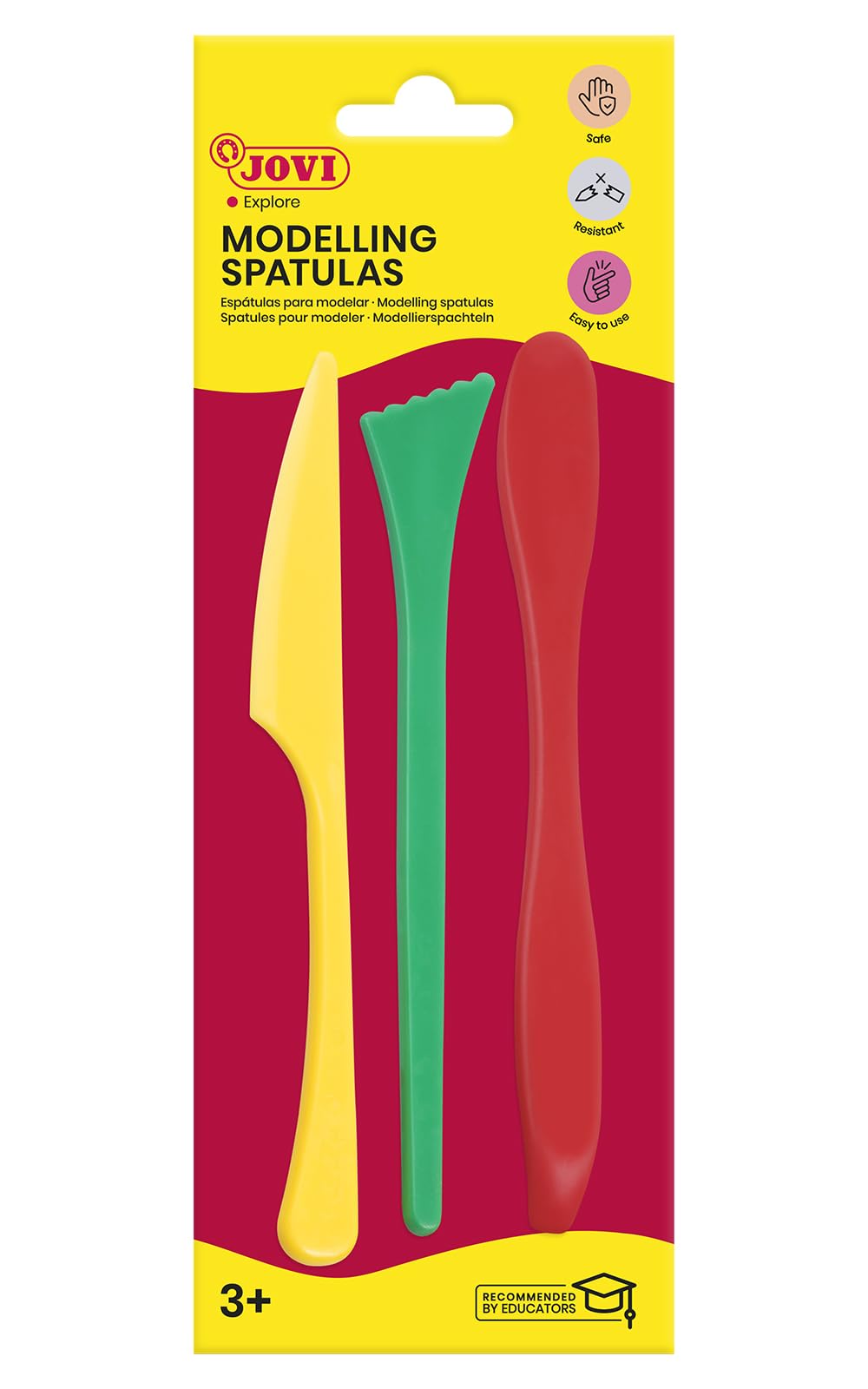 Jovi 330765 Blister Pack of 3 Shapers for Crafts